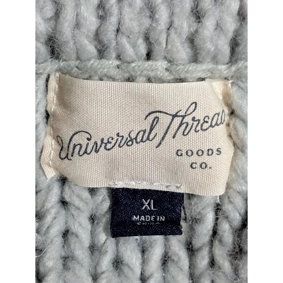 Universal Thread Multicolor Chunky Knit Cropped Sweater XL Slouchy Womens Pullov - Picture 2 of 11